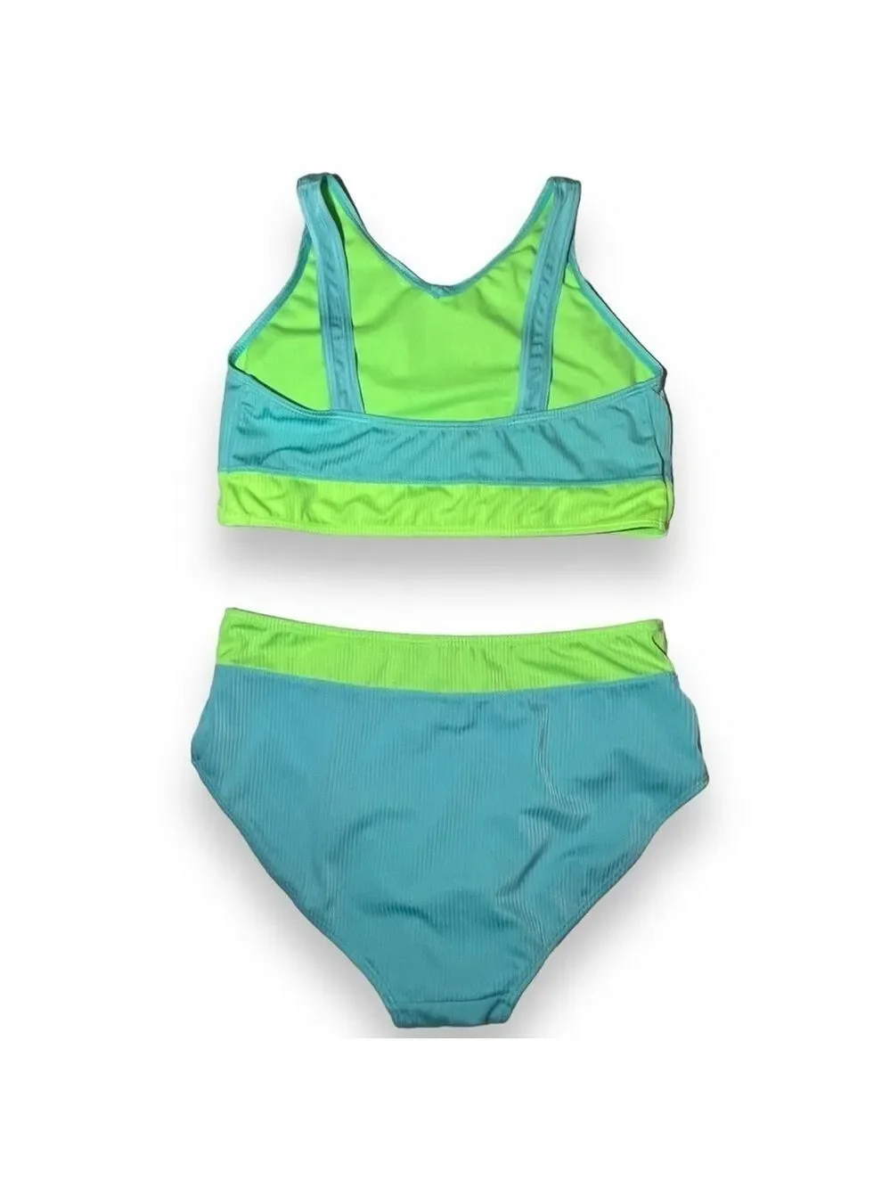 Thereabouts Girl’s Bikini Set Island Turquoise Size Large Plus